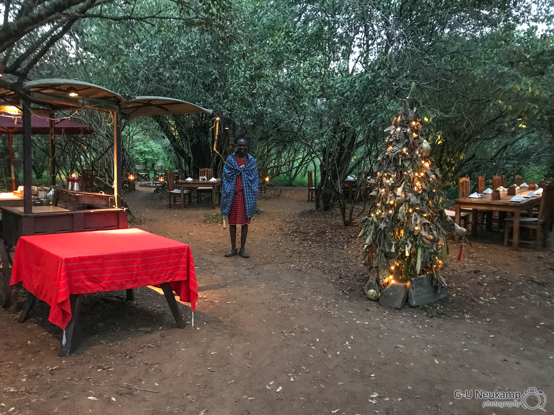 "Weihnachtsbaum" im Camp
