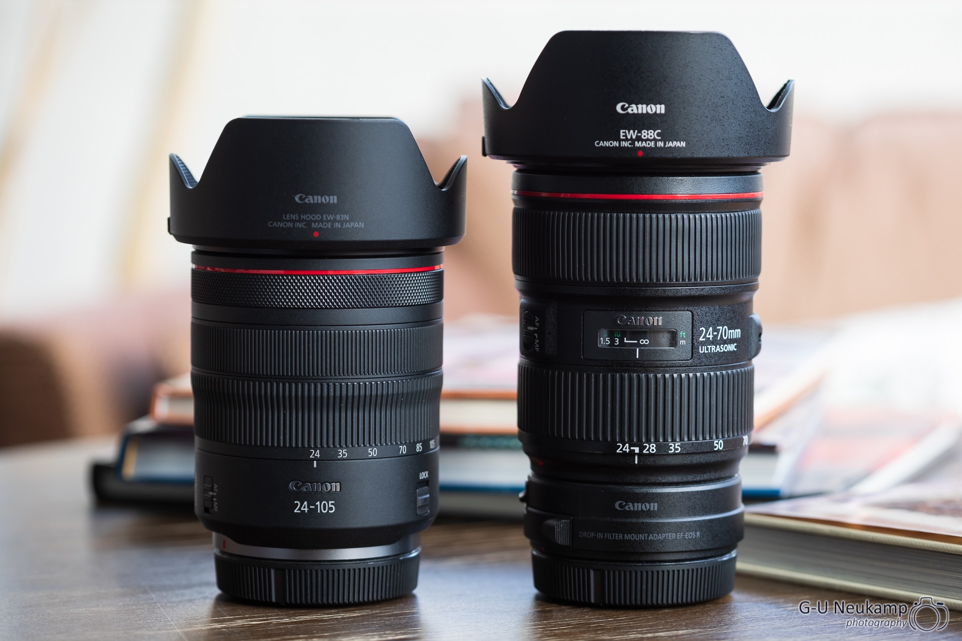 Read more about the article Comparison of the Canon RF 24-105 f/4L with the EF 24-70 f/2.8L II on the EOS R5