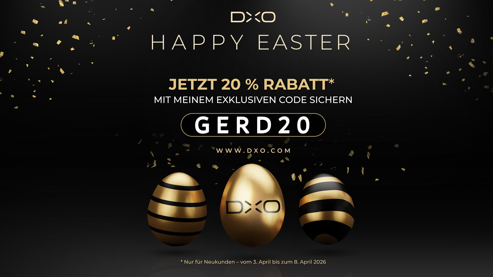 Mehr über den Artikel erfahren 20% Osterrabatt bei&nbsp;DxO