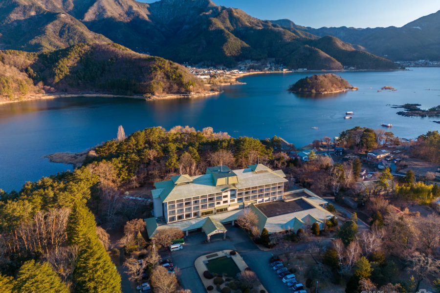 Our hotel in Fujikawaguchiko 富士河口湖町,Japan