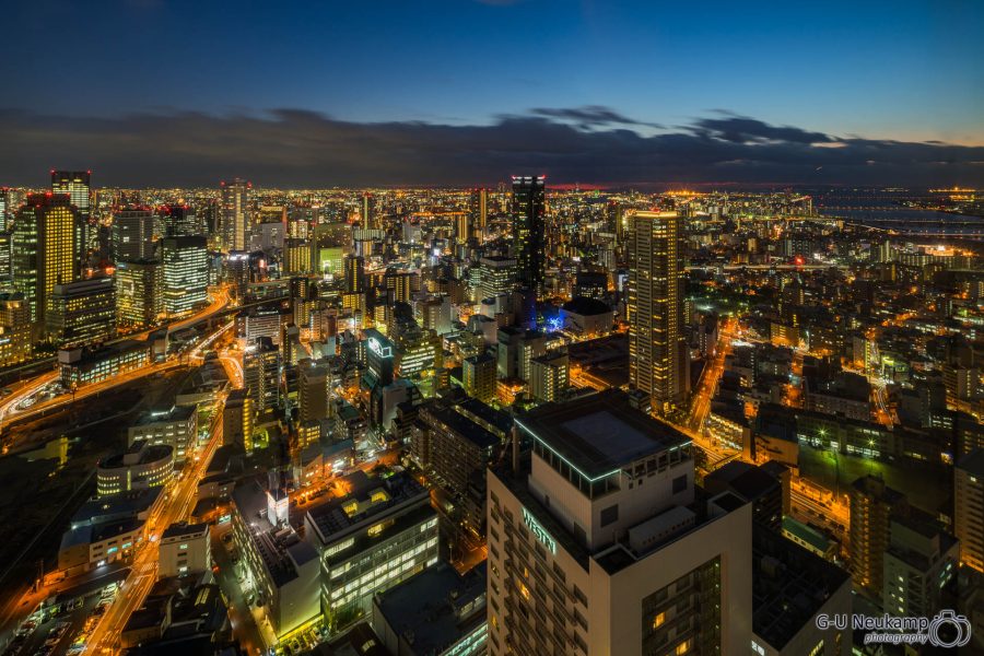 Osaka at night Osaka,Japan